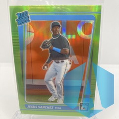 2021 Panini Donruss Optic LIME GREEN RC #86 JESUS SANCHEZ PRIZM Rated Rookie